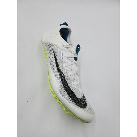 Mens Size 4.5 Nike Racing Spikes Zoom Superfly Elite 2 White Green FZ9662-100